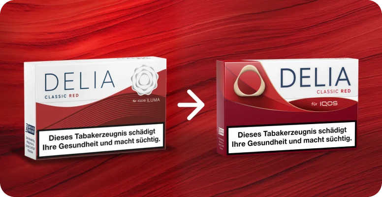 DELIA Classic Red Verpackung