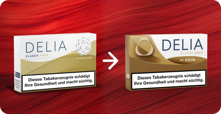 DELIA Classic Gold Verpackung